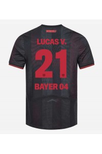 Bayer Leverkusen Lucas Vazquez #21 Voetbaltruitje Thuis tenue 2025-26 Korte Mouw